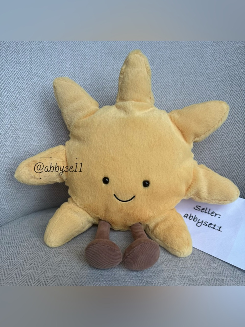 Jellycat Amuseables Sun - Medium - Authentic - Brand New With Tags - Fast Ship
